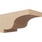 Ekena Millwork 6"W x 12"D x 6"H Wide Newport Rough Cedar Woodgrain TimberThane Corbel, Primed Tan CORUR06X12X06NEWRCPR - alternate 1